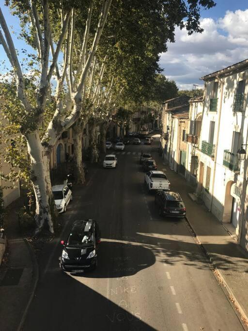Historic French Townhouse Villa Saint-Thibery Exterior photo
